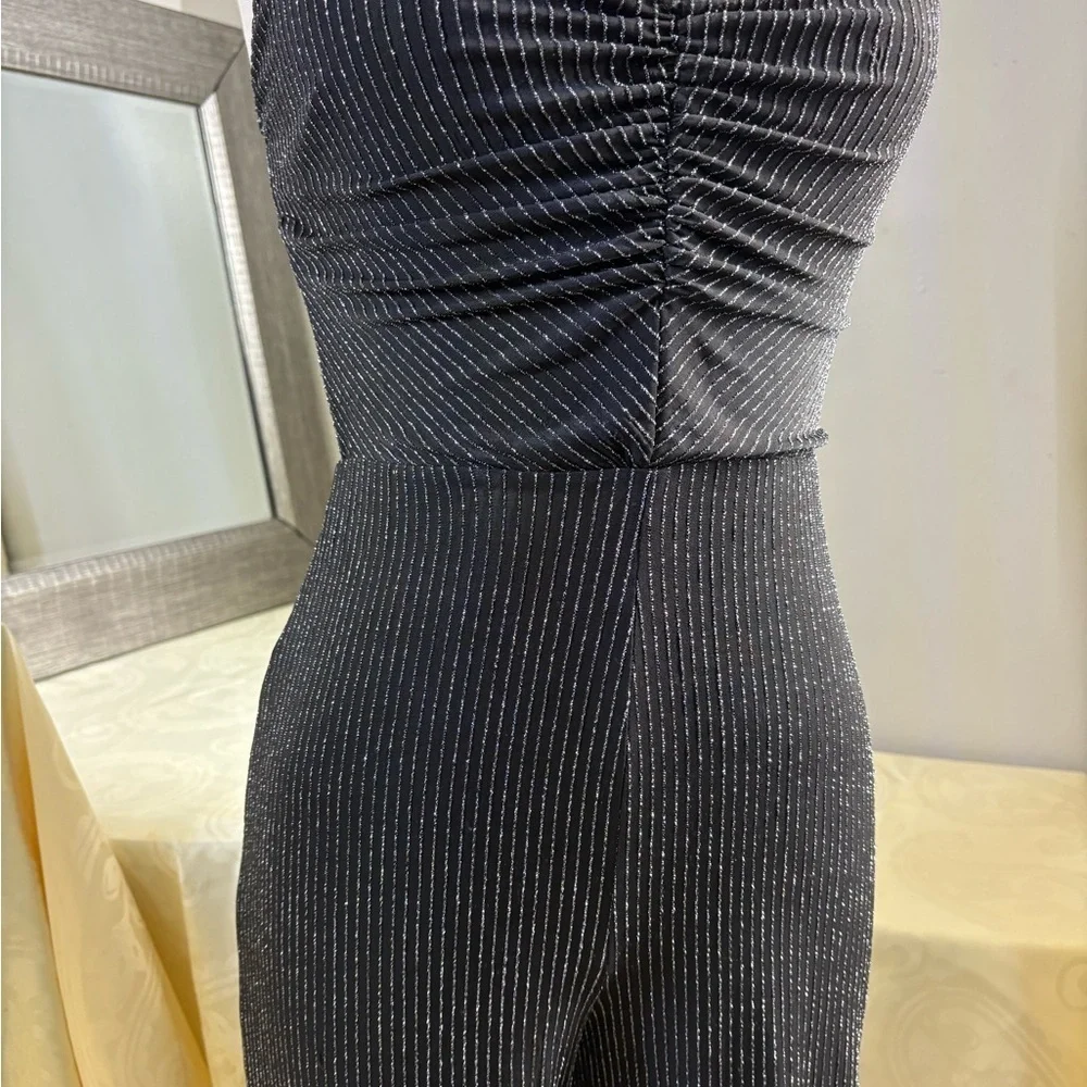 Love Squared Black Jumpsuit with Tapered Legs